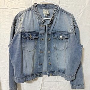 Studded Denim Jacket